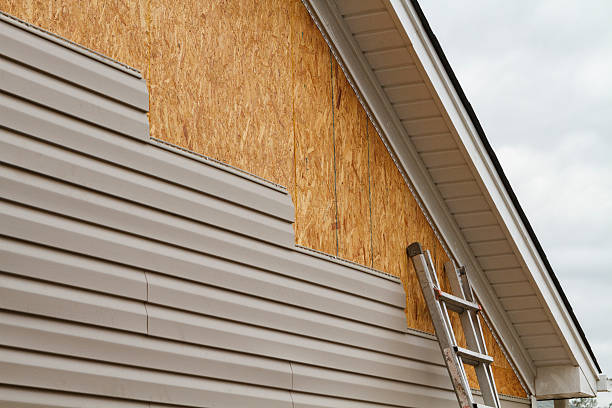 Professional Vinyl Siding technician working in Hannibal, OH